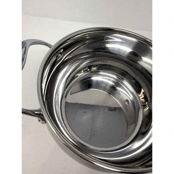 David Burke Restaurateur Splendor Series Stock Pot With Glass Lid 2 QT Cookware - Picture 5 of 10